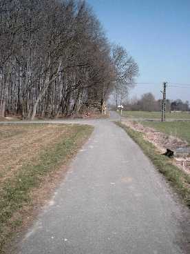 Buschweg Blickrichtung Kamen