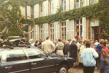 Kurz vor dem offiziellen Empfang im Festsaal des Rathauses. Zum vergr&ouml;&szlig;ern bitte anklicken !
